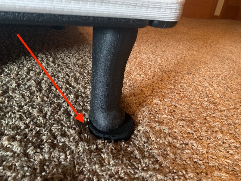 Washer anti-vibration pads under my bed